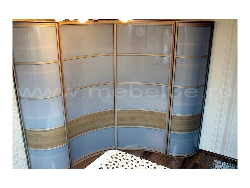 встроенный радиусный шкаф-купе 2560х2560 в Орле