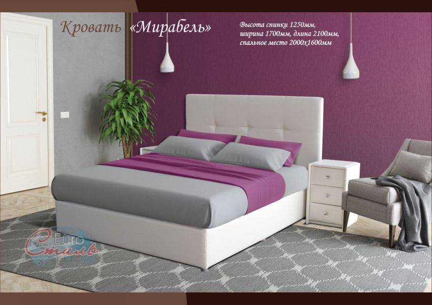 кровать белая мирабель в Орле