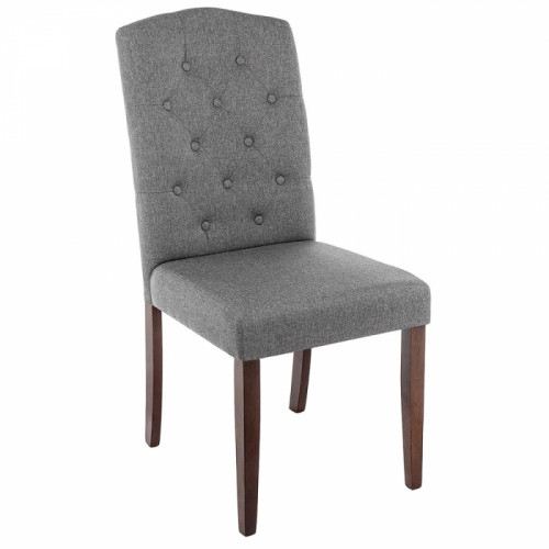стул деревянный dark walnut / fabric grey в Орле