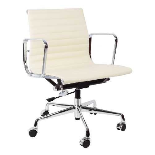 кресло eames style кремовая кожа в Орле