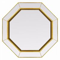 зеркало золотое венецианское восьмиугольное espresso gold в Орле