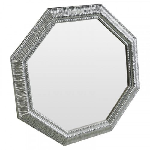 зеркало серебряное восьмиугольное с декором sparkle silver в Орле