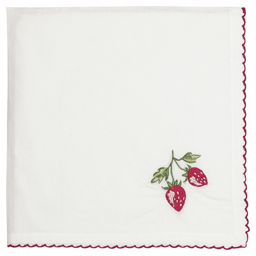 салфетка strawberry red w/embroidery в Орле
