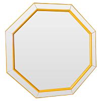 зеркало венецианское восьмиугольное желтое yellow octagon в Орле