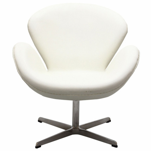 кресло swan chair экокожа белое в Орле