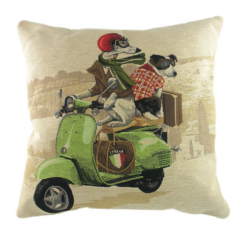 подушка с картинкой scooter dogs green в Орле