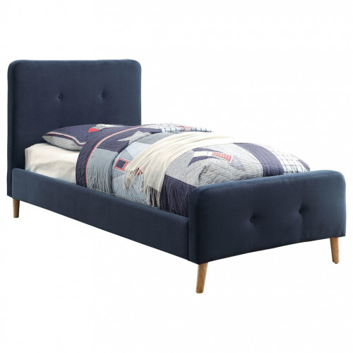 кровать button tufted flannelette navy 120х200 в Орле