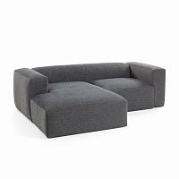 диван блок sofa двухместный левый угол черный от la forma (ex julia grup) в Орле