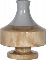 ваза настольная rustic chic vase grey wood в Орле