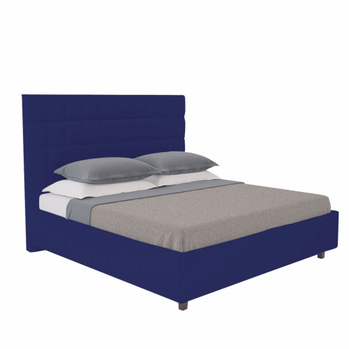 кровать двуспальная 160х200 синяя shining modern в Орле