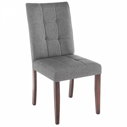 стул деревянный madina dark walnut / fabric grey в Орле