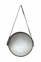 зеркало на ремне круглое металлическое диаметр 38 см iron and rope round в Орле