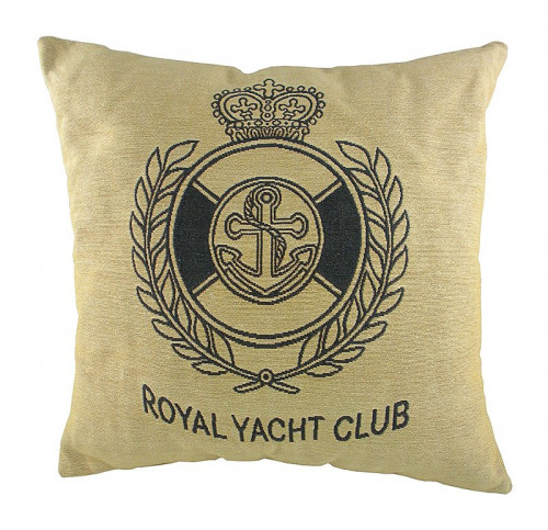 подушка с гербом королевского royal yacht club в Орле