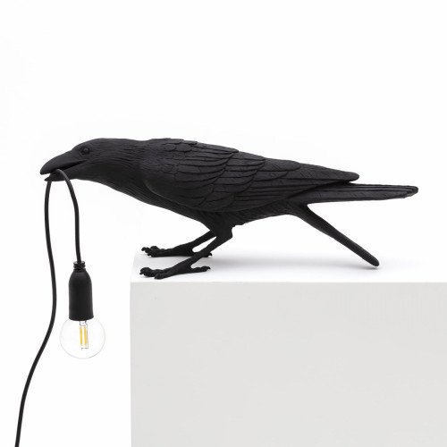 настольная лампа bird black playing от seletti в Орле