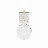 подвесной светильник marmor veldi bianco brass в Орле
