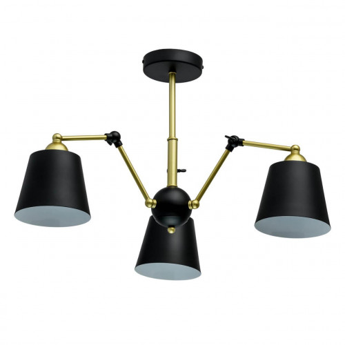 потолочная люстра mw-light таун 5 691011403 черная в Орле