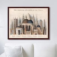 картина: comparative view of the principal buildings in the world, 1850г. в Орле