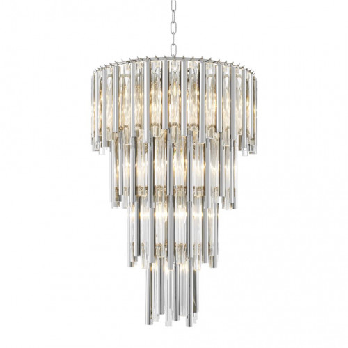 люстра gigi 13 nickel от delight collection прозрачная/никель в Орле