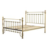 кованая двуспальная кровать 180х200 золотая blaine в Орле
