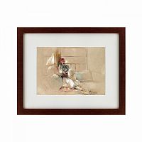 картина: a corfiot warrior reclining, 1840 в Орле