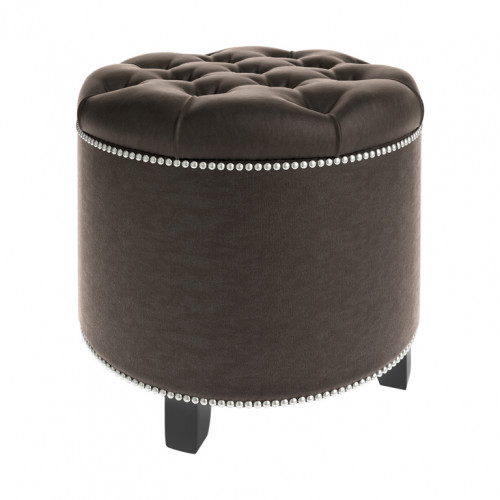 пуф круглый modena brown коричневый в Орле
