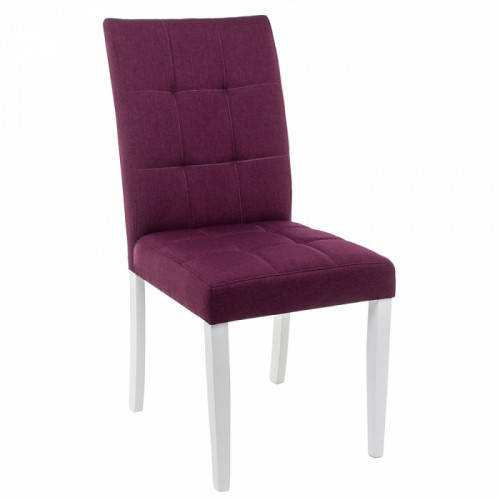 стул деревянный madina white / fabric purple в Орле