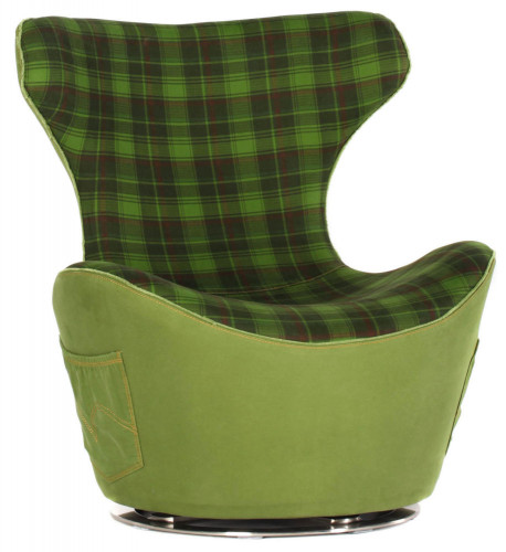 кресло green grid jeans зеленое в Орле