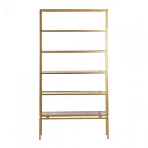 стеллаж с прозрачными полками золотистый в Орле