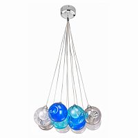 люстра bocci blue 10 прозрачное, голубое, пепельное стекло в Орле