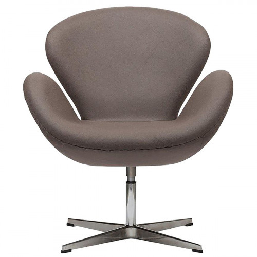 кресло swan chair серо-коричневая в Орле