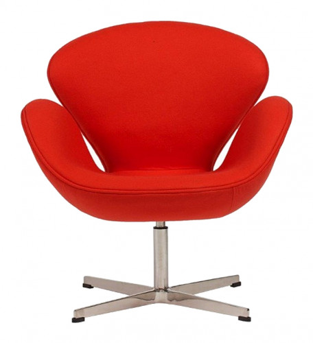 кресло swan chair кашемир красное в Орле