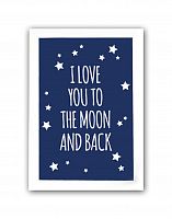 постер to the blue moon and back а4 в Орле