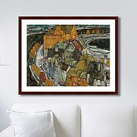 картина: crescent of houses ii (island_town), 1915г. в Орле