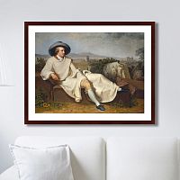 картина: goethe in the roman campagna, 1787г. в Орле