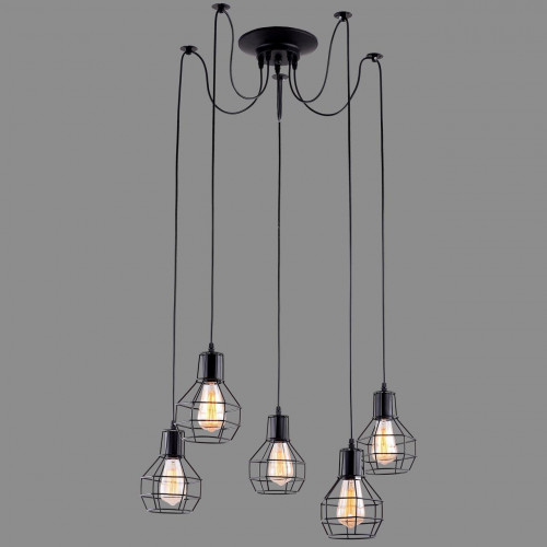 подвесная люстра arte lamp a1109sp-5bk в Орле