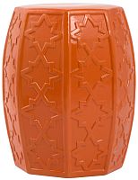 керамический столик-табурет garden stool оранжевый в Орле