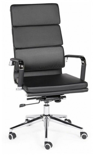 кресло для руководителя norden chairs зуум, обивка: искусственная кожа, цвет: экокожа черная в Орле