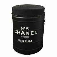 декоративная бочка-пуф chanel №5 black m в Орле