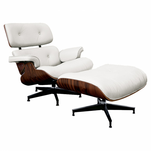 кресло lounge chair & ottoman белое в Орле