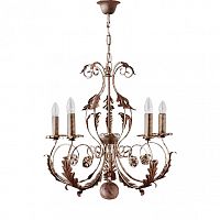 люстра 4962/5_v0580 от mm lampadari коричневая в Орле