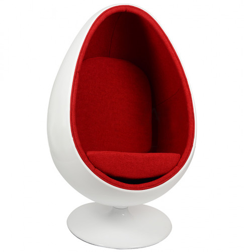 кресло ovalia egg style chair красное в Орле
