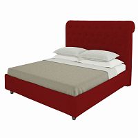 кровать подростковая с каретной стяжкой 140х200 красная sweet dreams в Орле