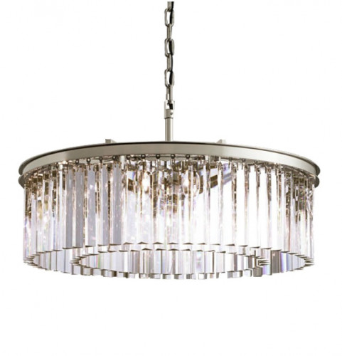 люстра prism silver 80 серебро, прозрачное стекло в Орле