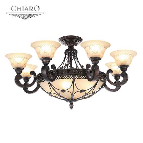 потолочная люстра chiaro айвенго 382012812 бежевая в Орле