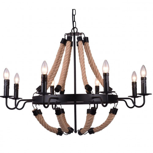 подвесная люстра arte lamp marsiglia a8956lm-8bk в Орле