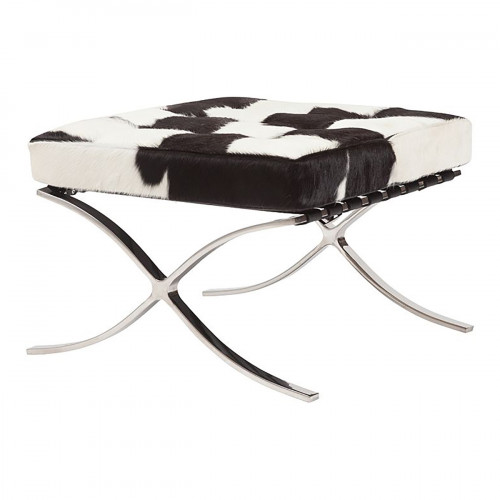 оттоманка barcelona stool бело-черная в Орле