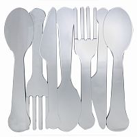 зеркальное панно настенное столовые приборы tableware в Орле