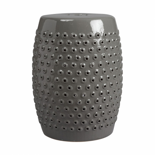 керамический столик-табурет cutwork garden stool серый в Орле