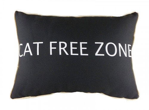 подушка с надписью cat free zone в Орле