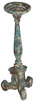 подсвечник состаренный фигурный голубой relic collection, 61 см в Орле